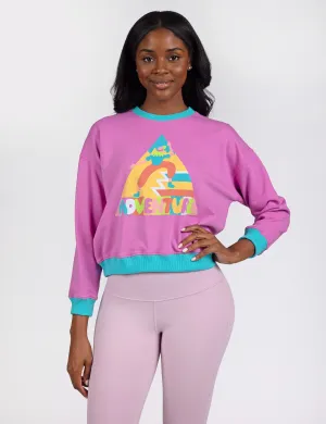 Adventure Crop Crew Sweatshirt