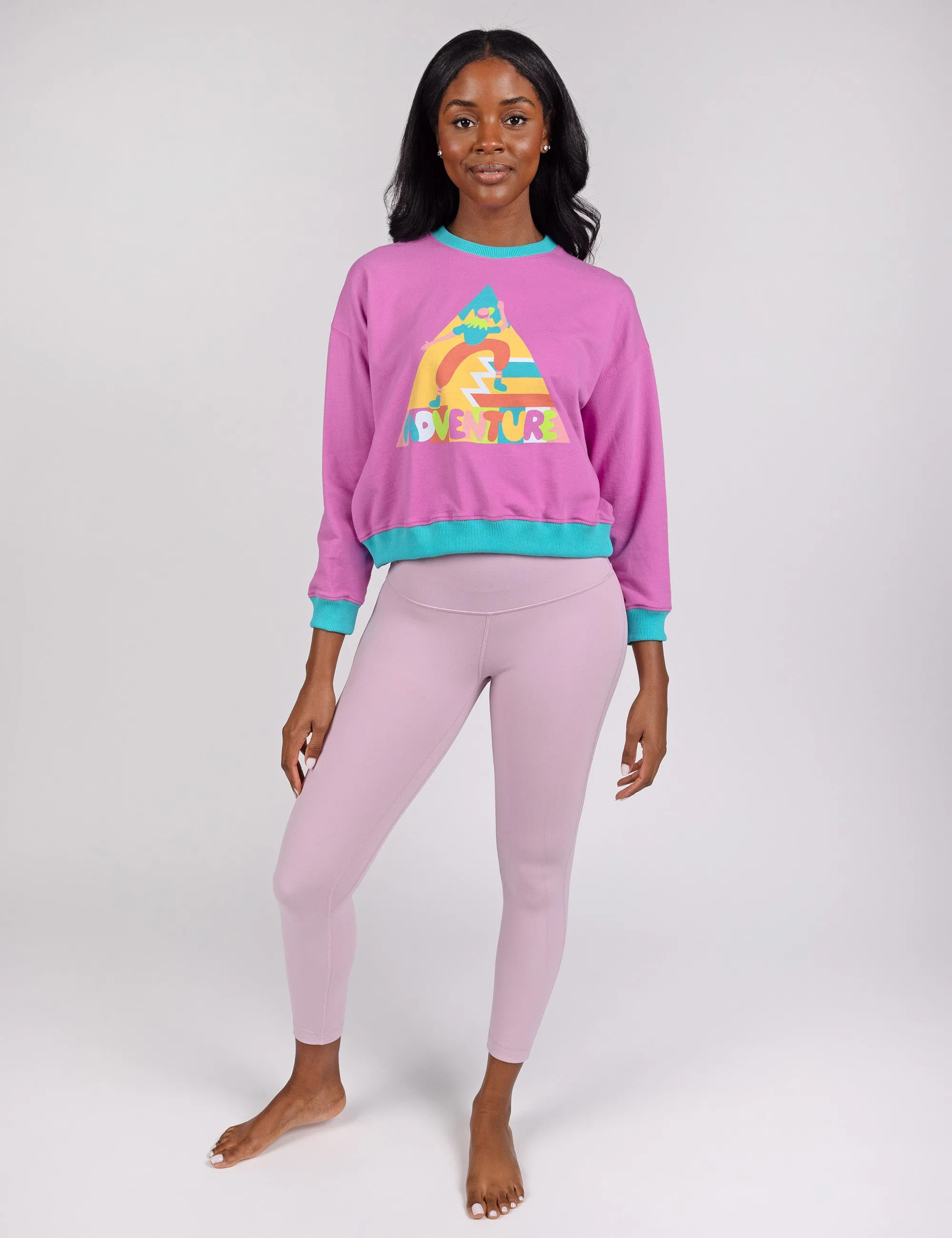 Adventure Crop Crew Sweatshirt