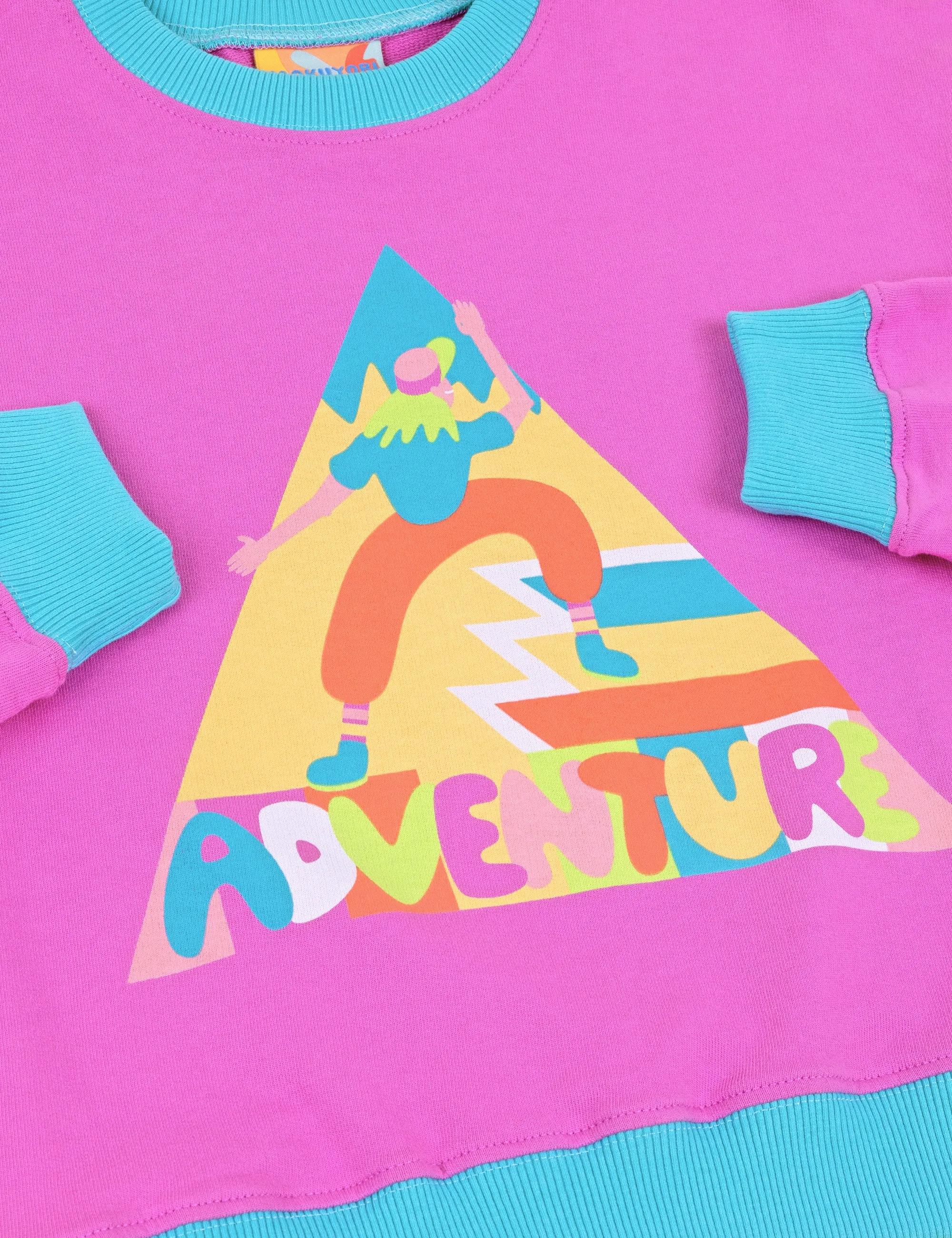 Adventure Crop Crew Sweatshirt