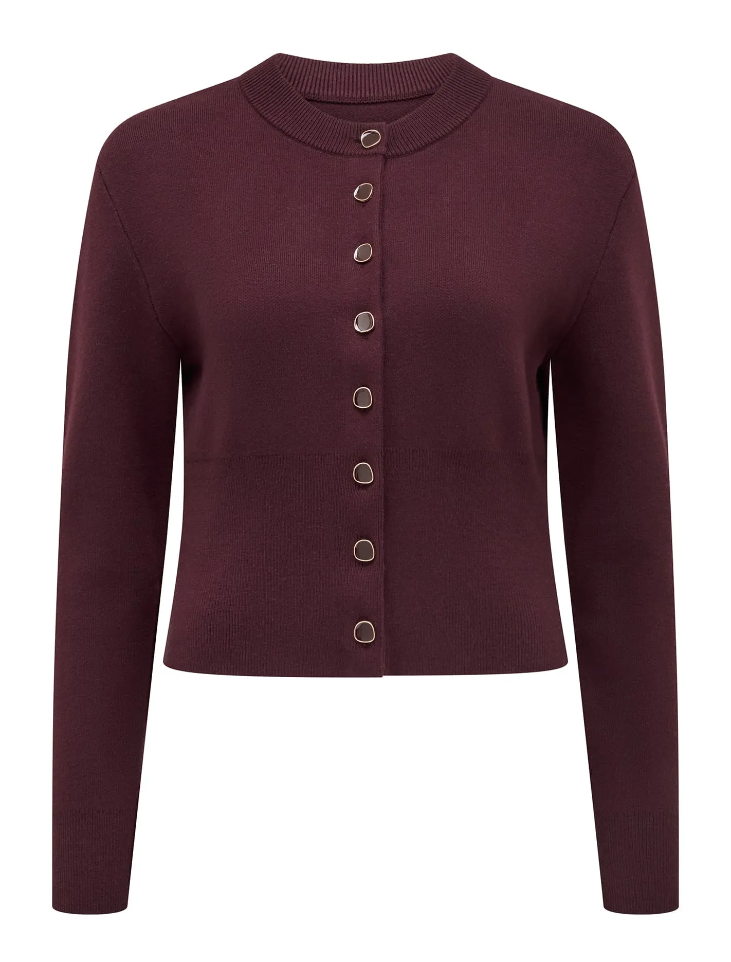 Ally Seam Detail Knit Cardigan
