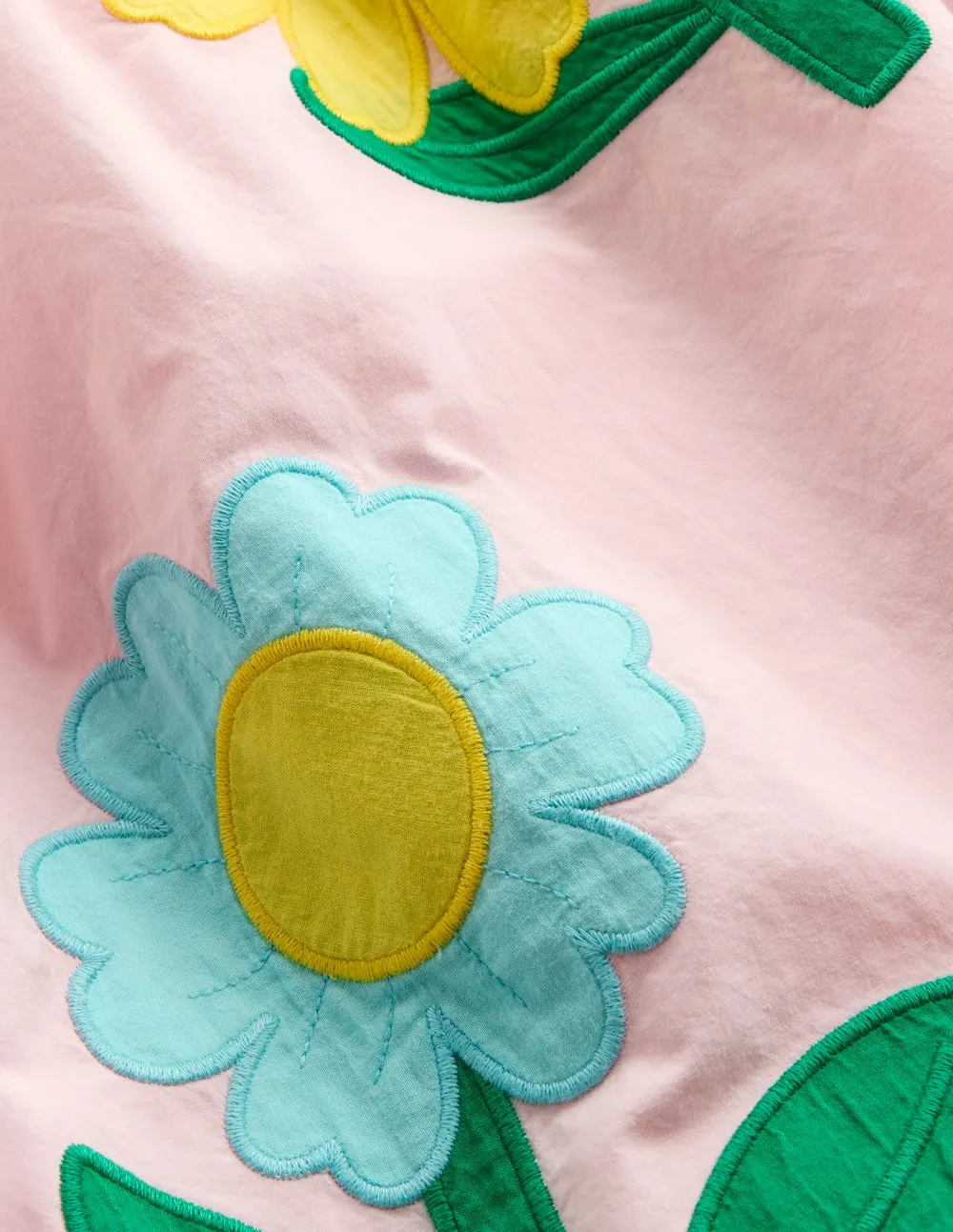 Annalisa Appliqué Sundress-Pink Flower
