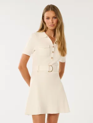 Avery Luxe Utility Knitted Dress
