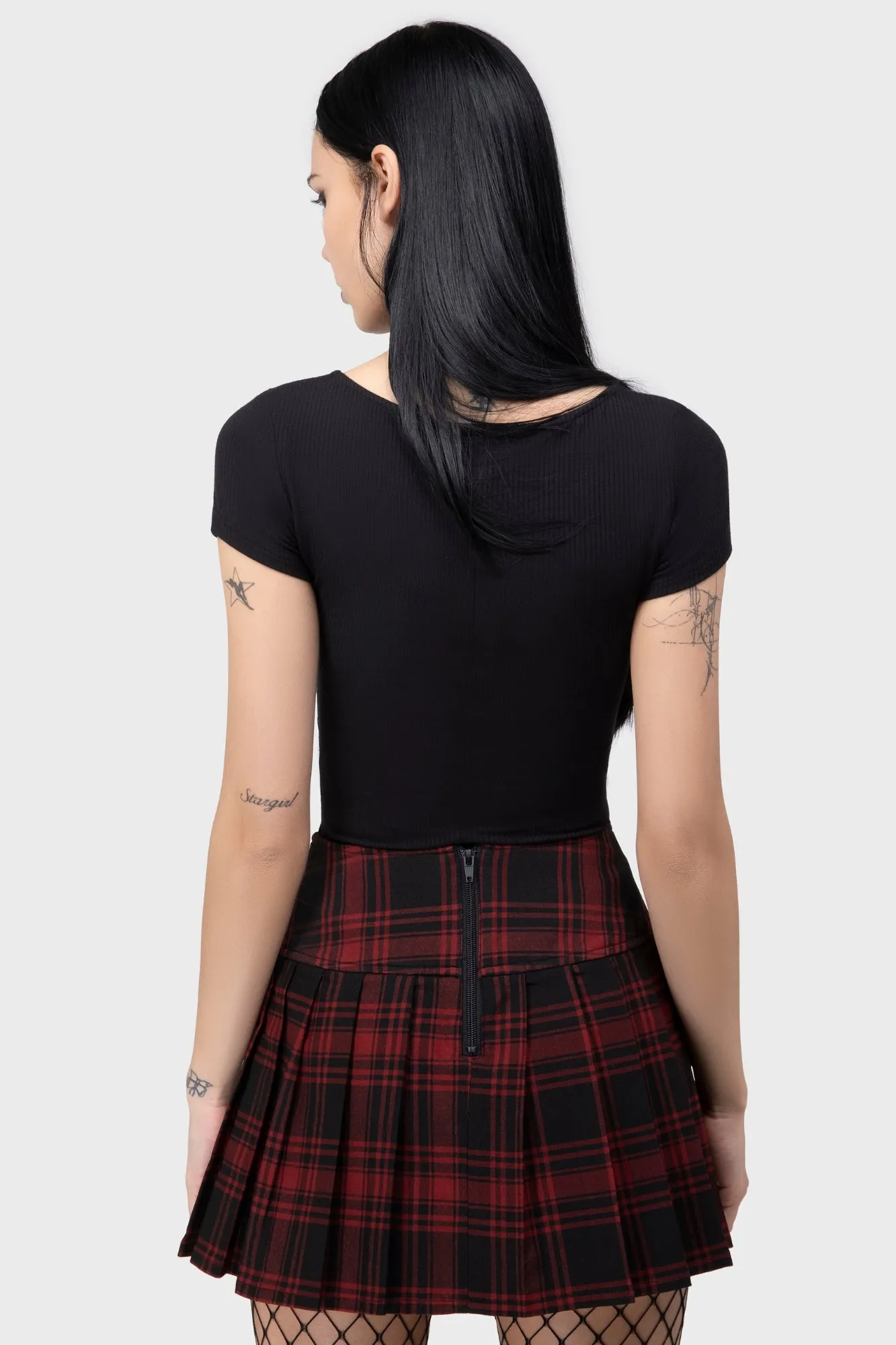 Bat Girl Skirt [TARTAN]