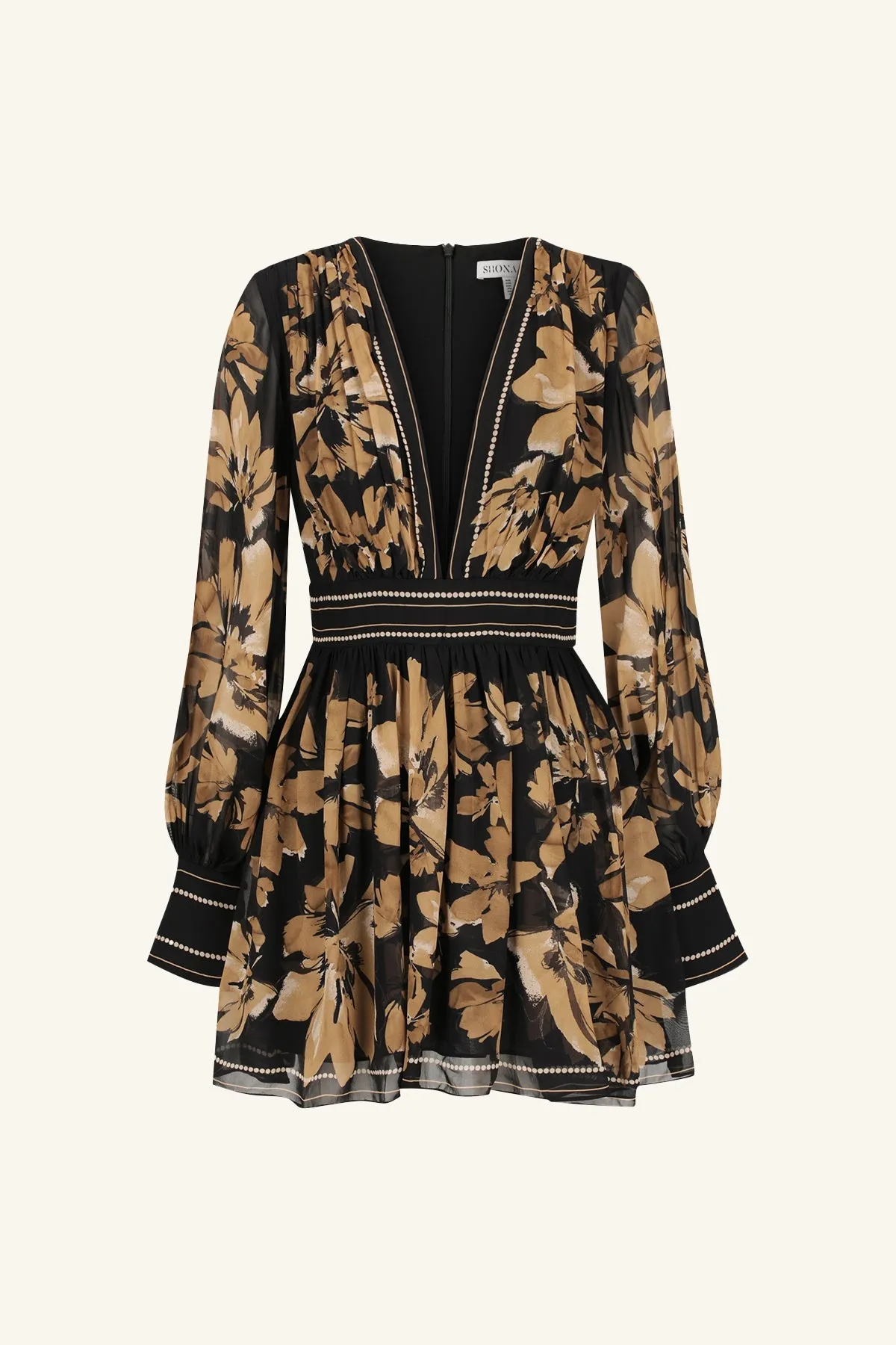 BLEEKER PLUNGED MINI DRESS