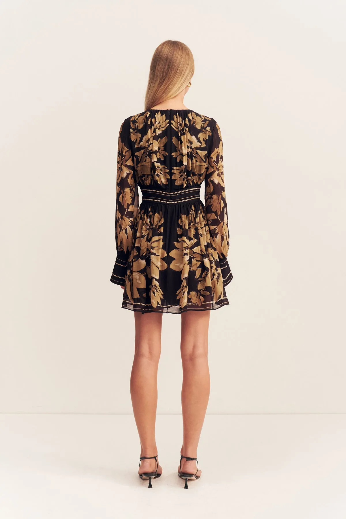 BLEEKER PLUNGED MINI DRESS