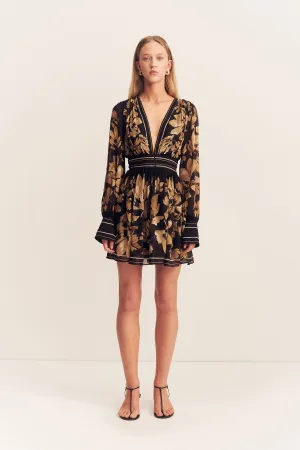 BLEEKER PLUNGED MINI DRESS