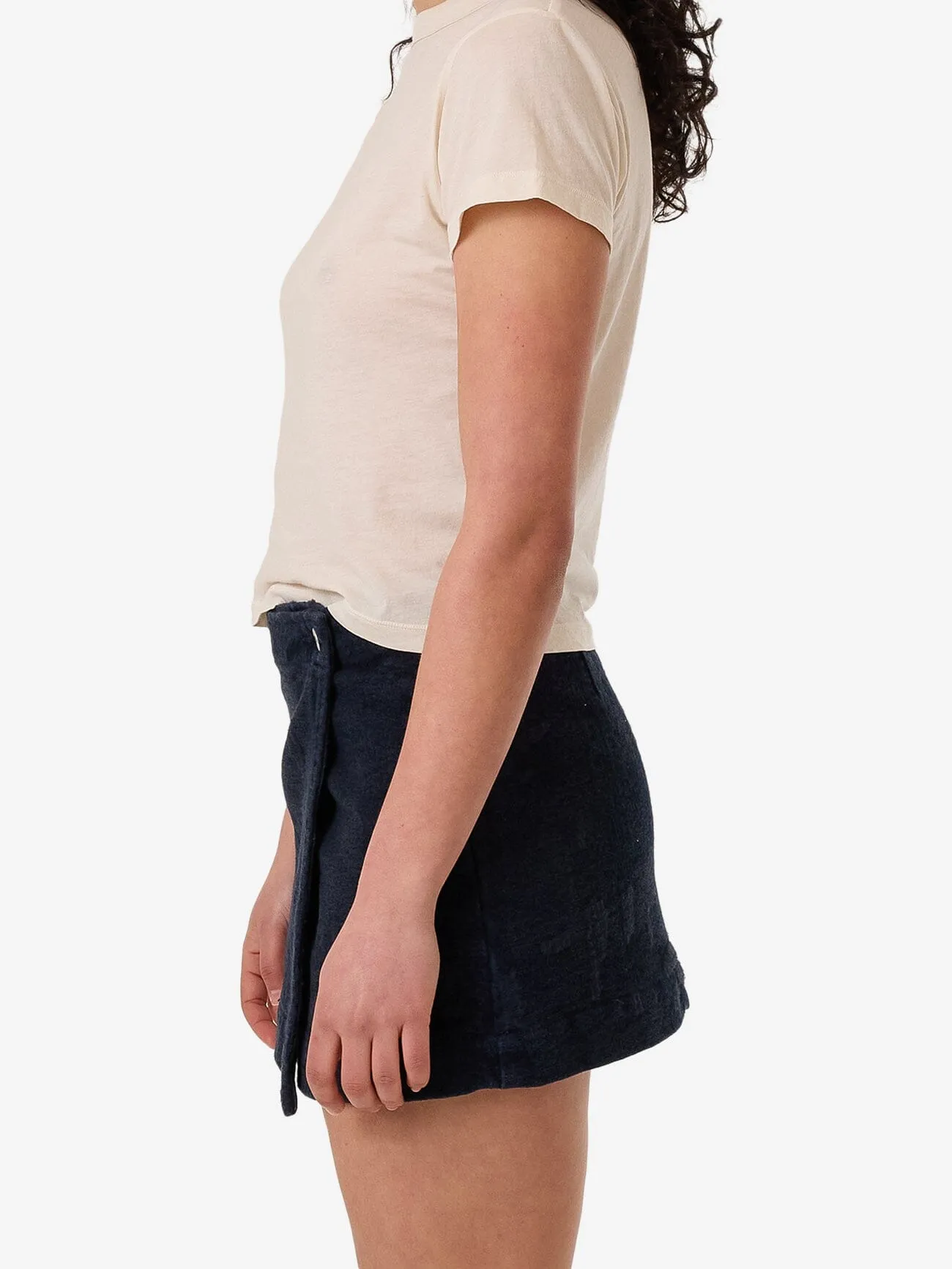 Blends Jacquard Marley Wrap Skirt - Indigo Overdye