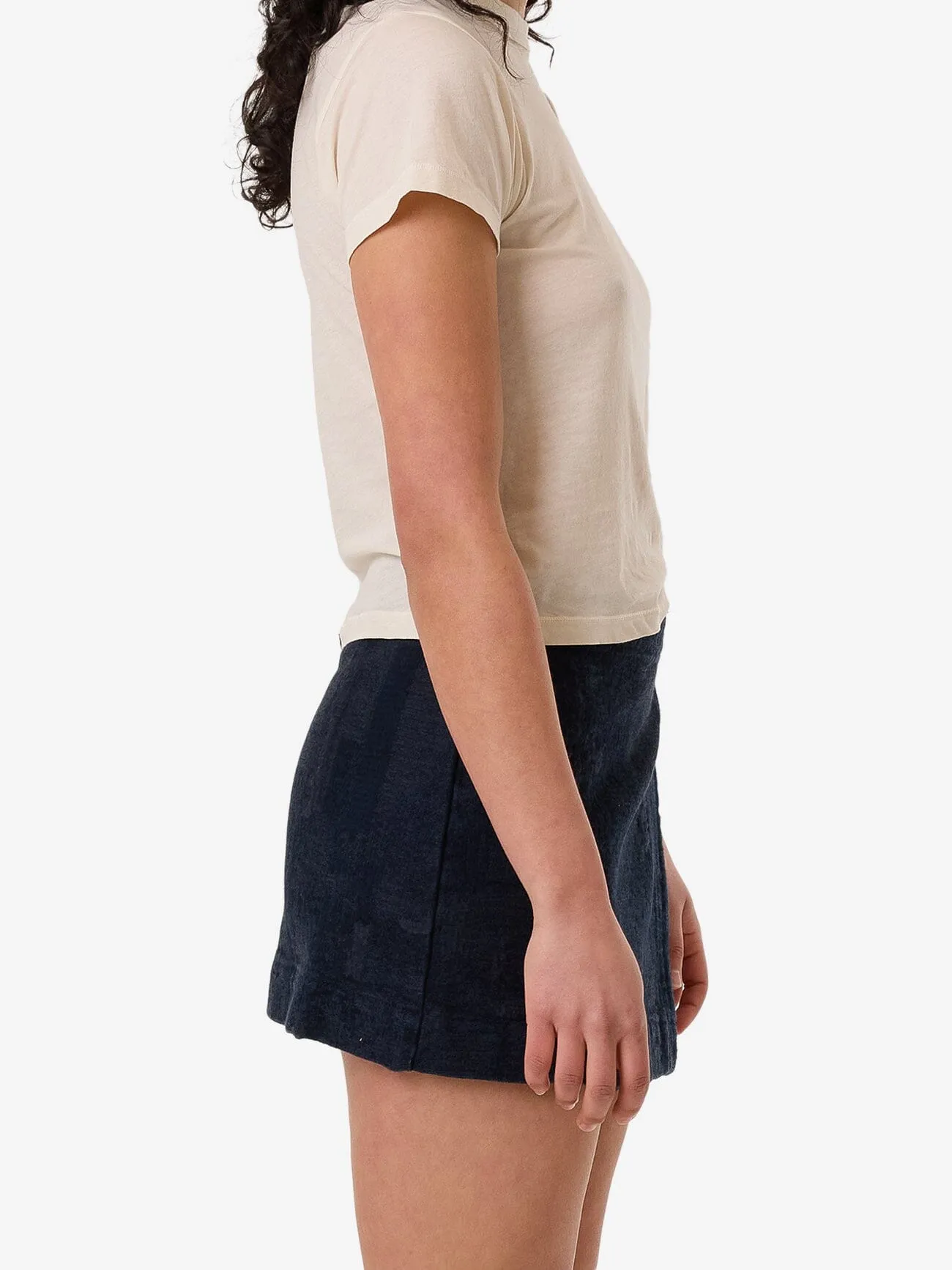 Blends Jacquard Marley Wrap Skirt - Indigo Overdye