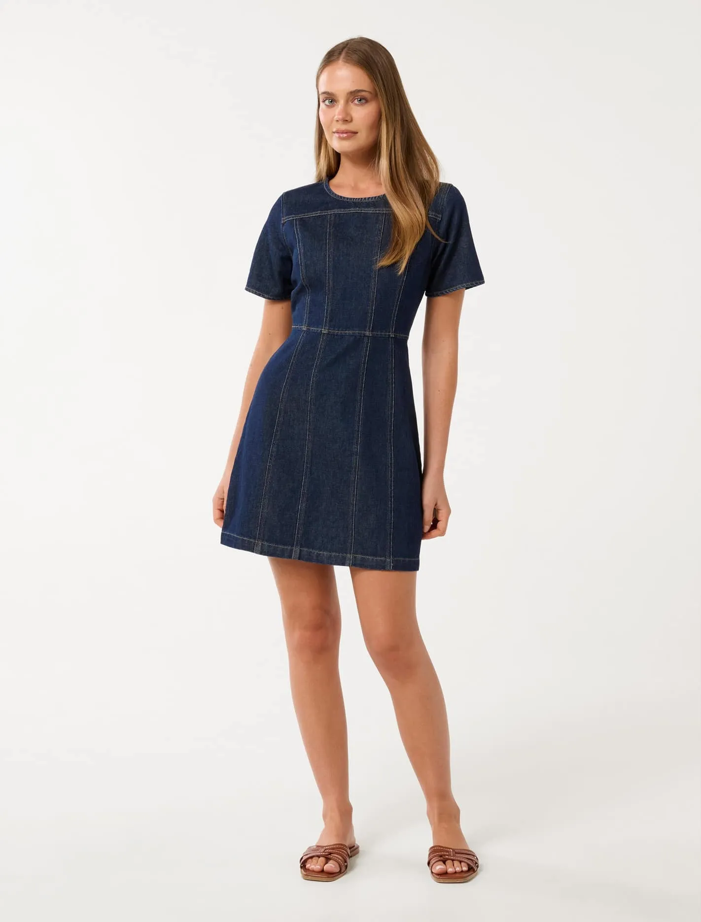 Bleu Shift Denim Dress