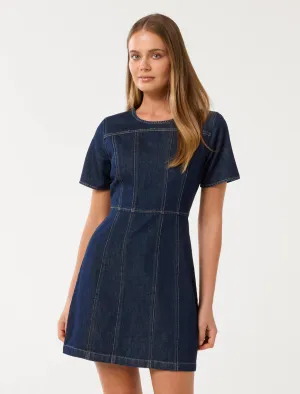 Bleu Shift Denim Dress