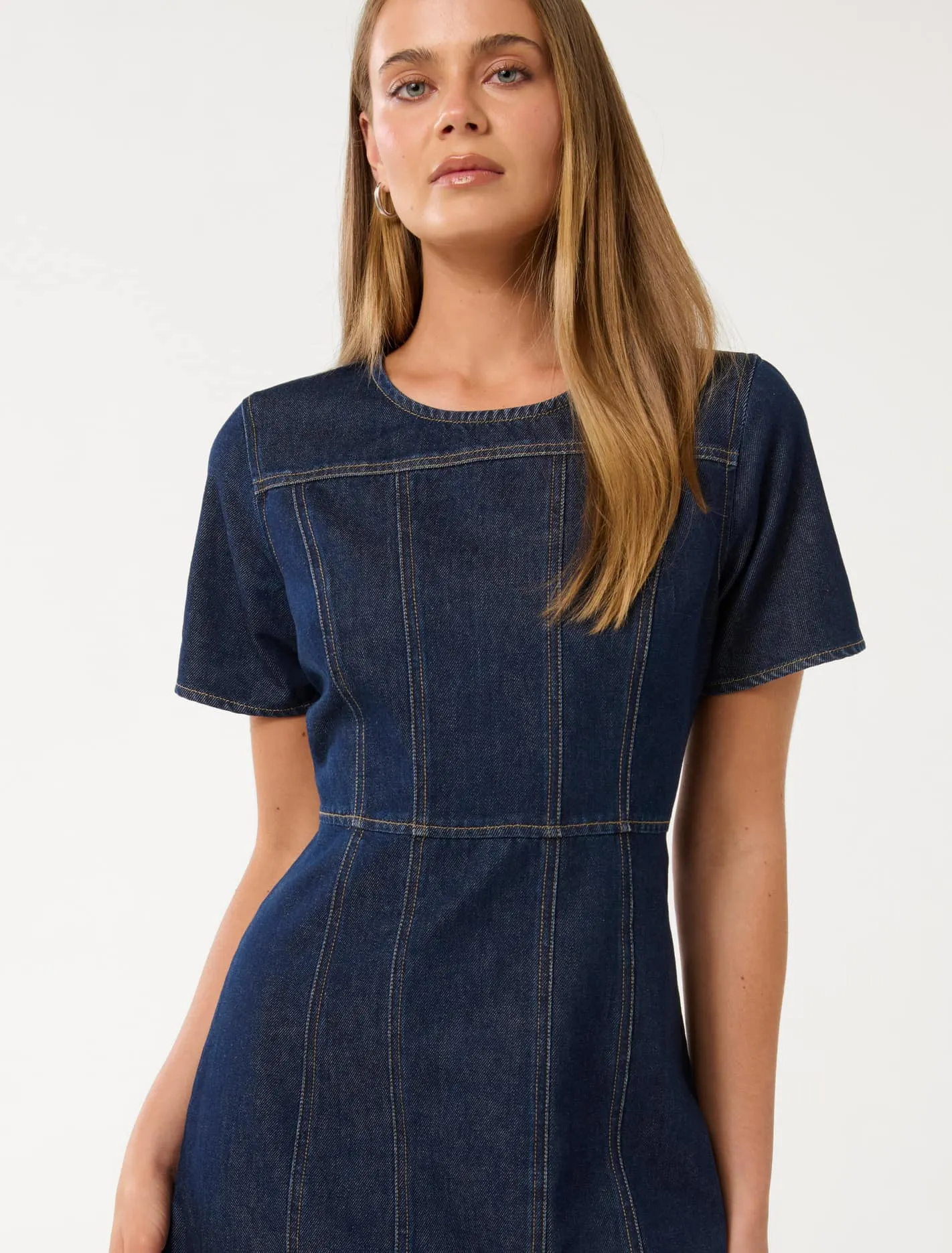 Bleu Shift Denim Dress