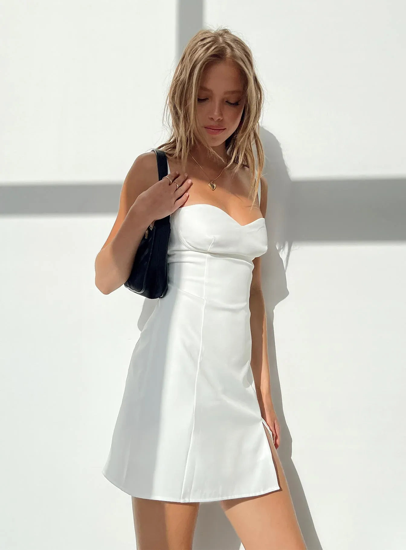 Briana Mini Dress White