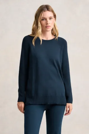 Button Side Detail Jumper - Ink