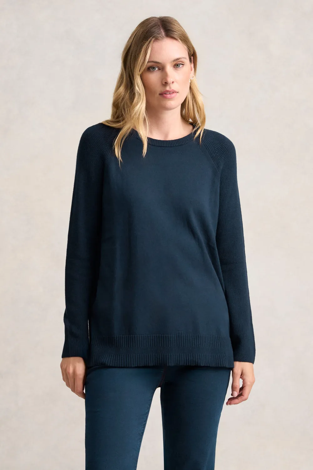 Button Side Detail Jumper - Ink