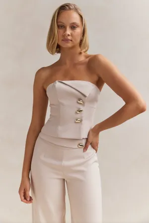 Camellia Top (Beige)