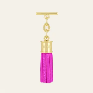 Capsule Tassel Mini | Pink Kiss with Gold hardware