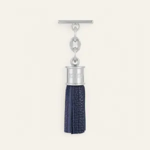 Capsule Tassel Mini | Space with Silver hardware