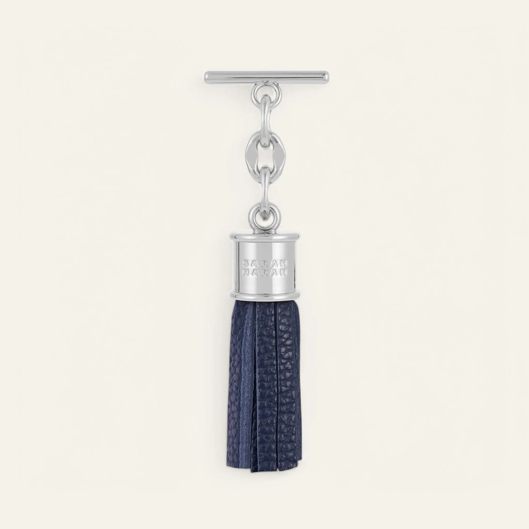 Capsule Tassel Mini | Space with Silver hardware