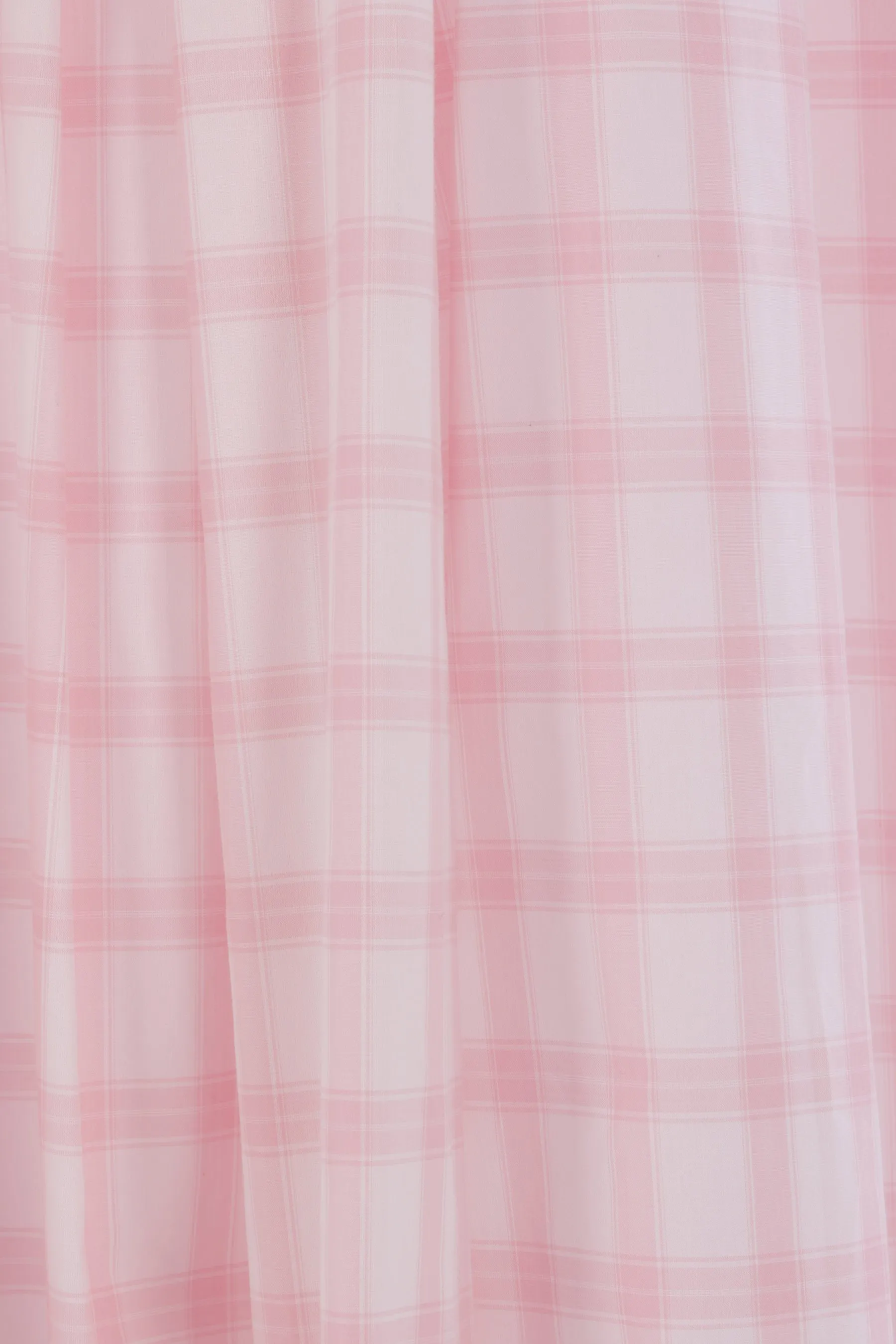 checkered cotton mini dress