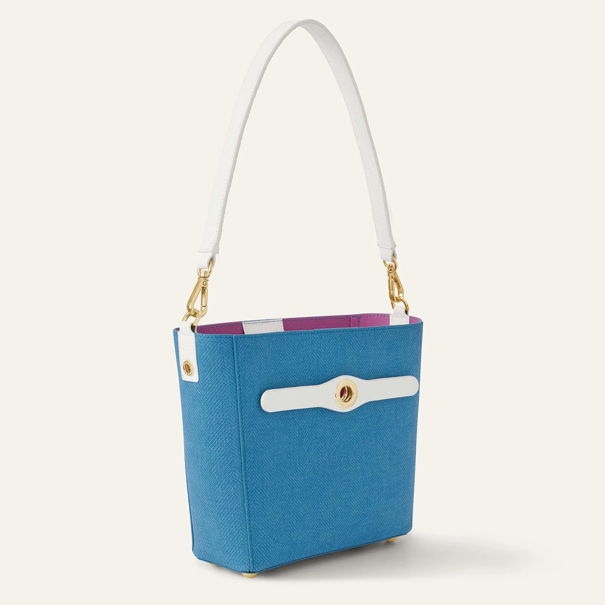 Complimentary Bag Q2 | Mini S - Regatta White with Gold hardware