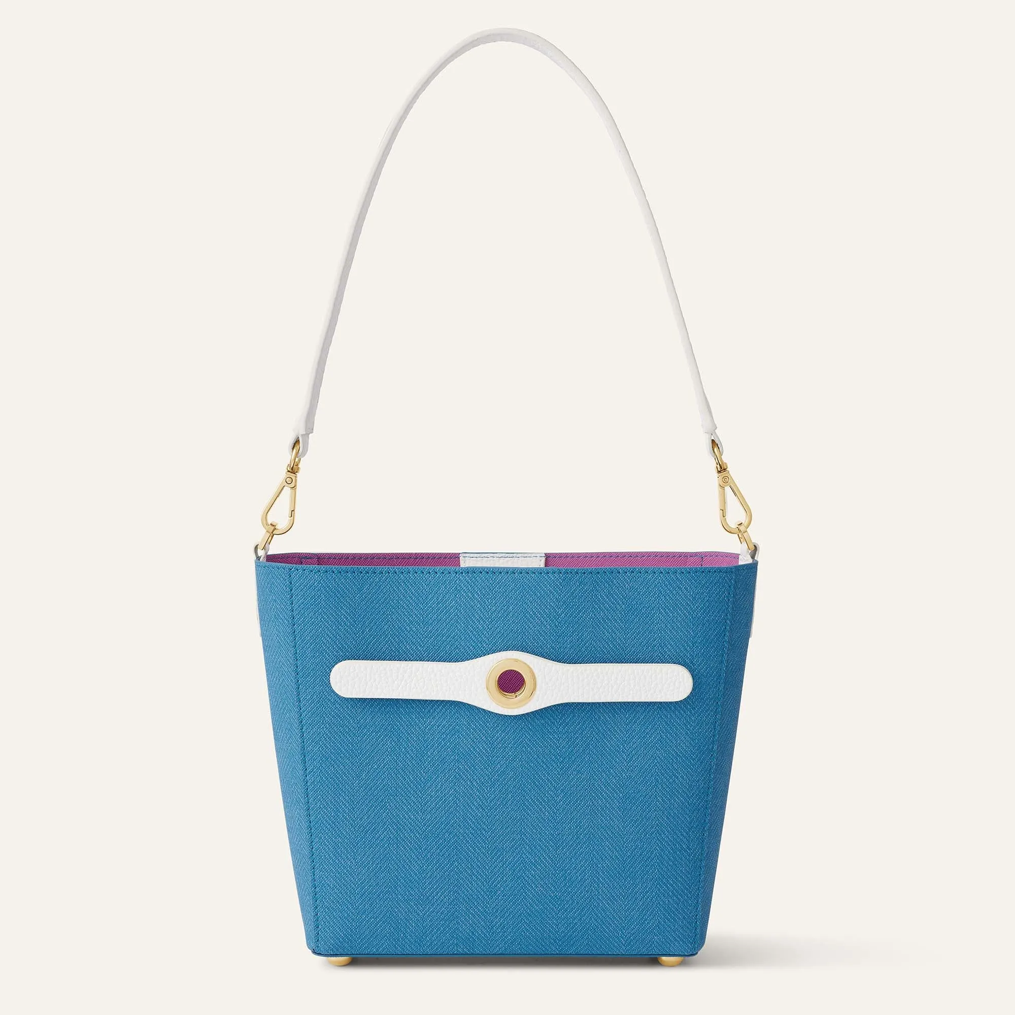 Complimentary Bag Q2 | Mini S - Regatta White with Gold hardware