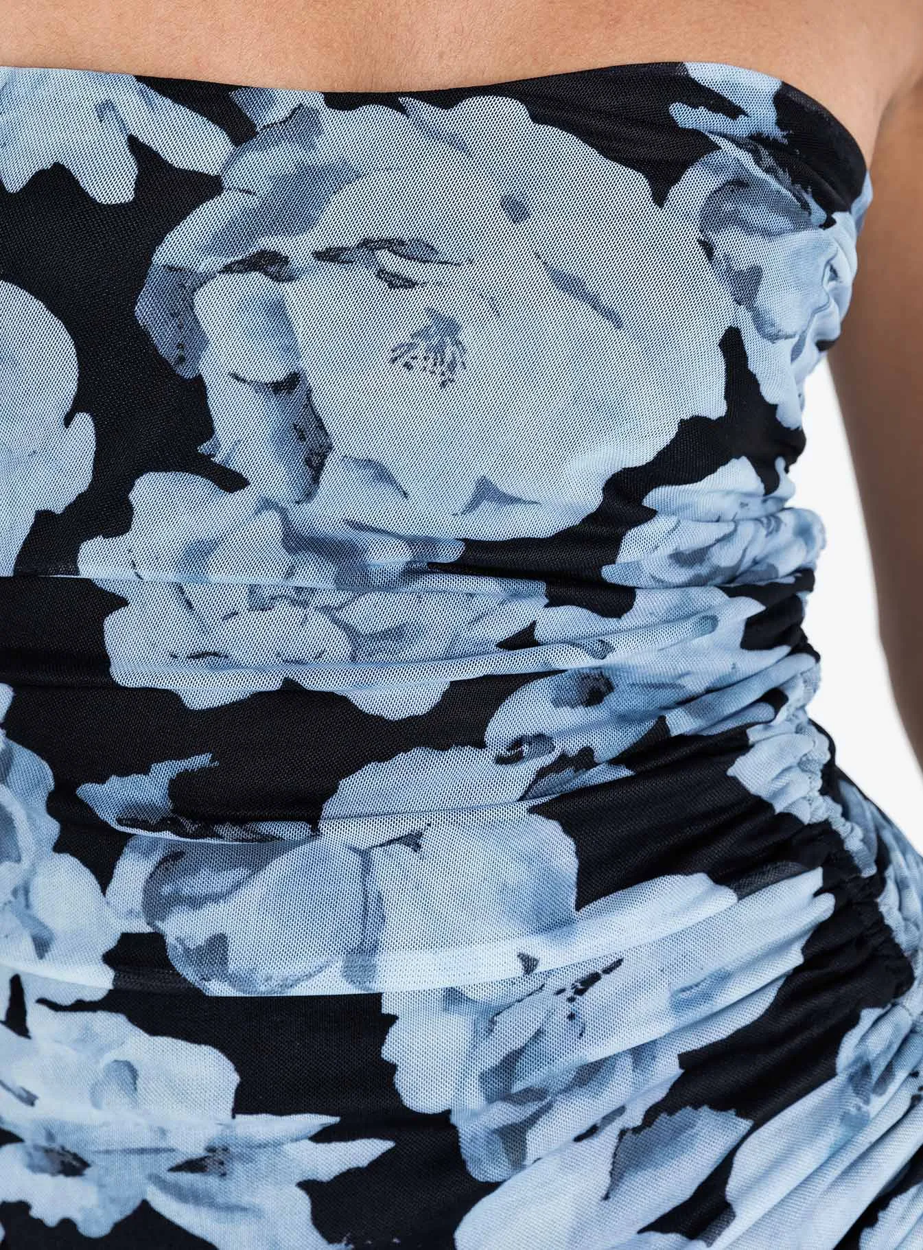 Donelli Mini Dress Blue Floral