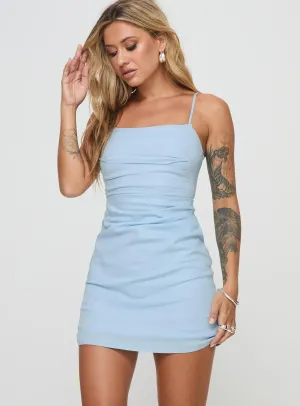 Doris Mini Dress Blue