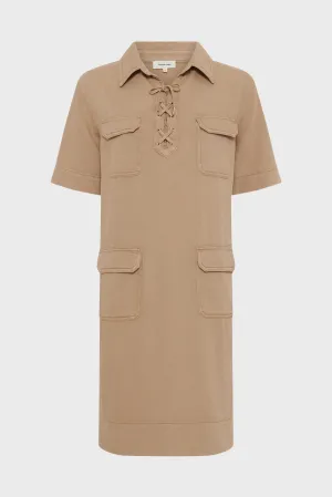 Dress Pepita Dbr40b060 Camel