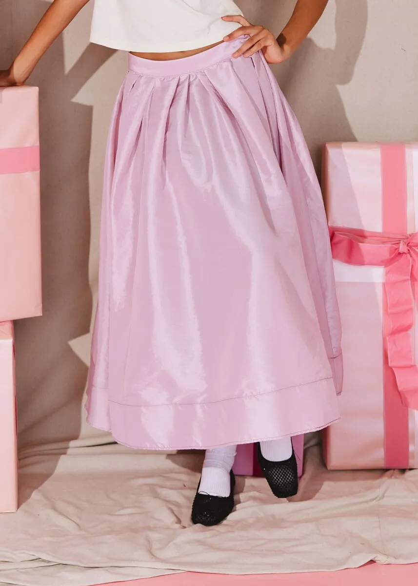 Emilia Full Skirt - Plum Blossom