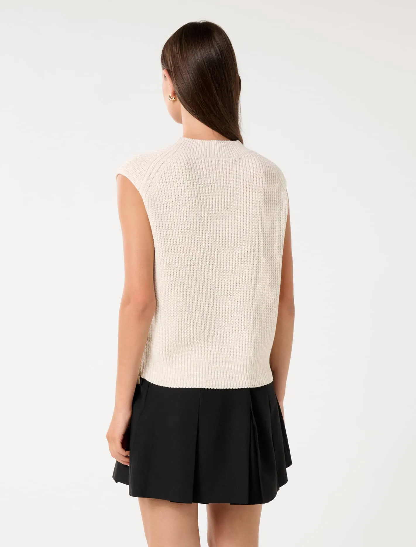 Emily Zip Detail Knit Tank Top
