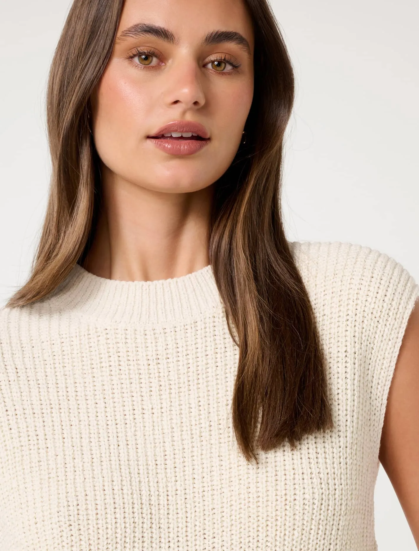 Emily Zip Detail Knit Tank Top