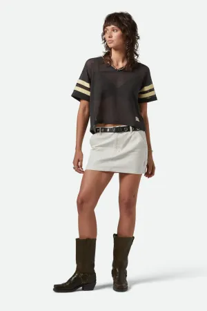 Essex Painter Mini Skirt - Egret White