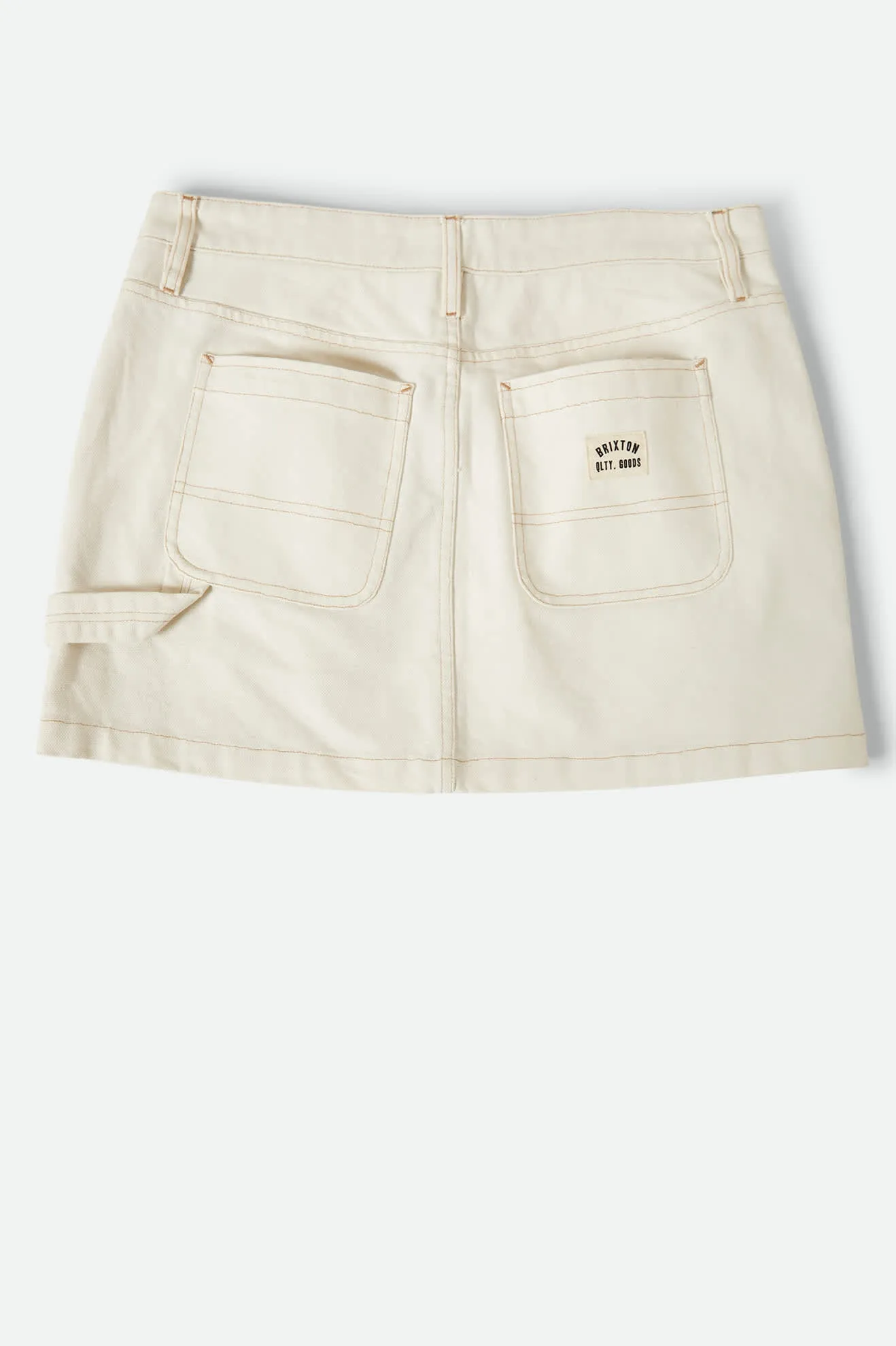 Essex Painter Mini Skirt - Egret White