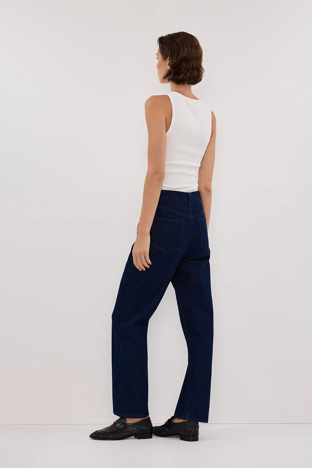 FINN INDIGO TWISTED SEAM JEAN