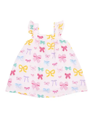 Flutter Sundress - Colorful Bows