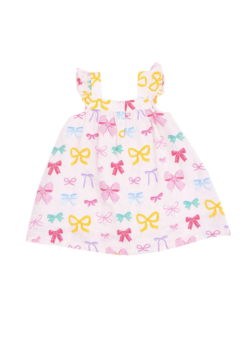 Flutter Sundress - Colorful Bows