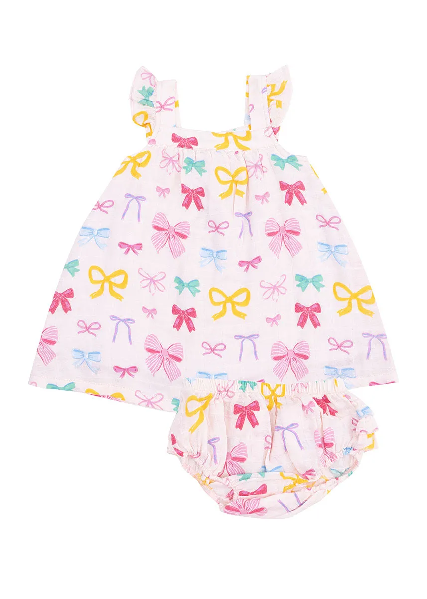 Flutter Sundress - Colorful Bows