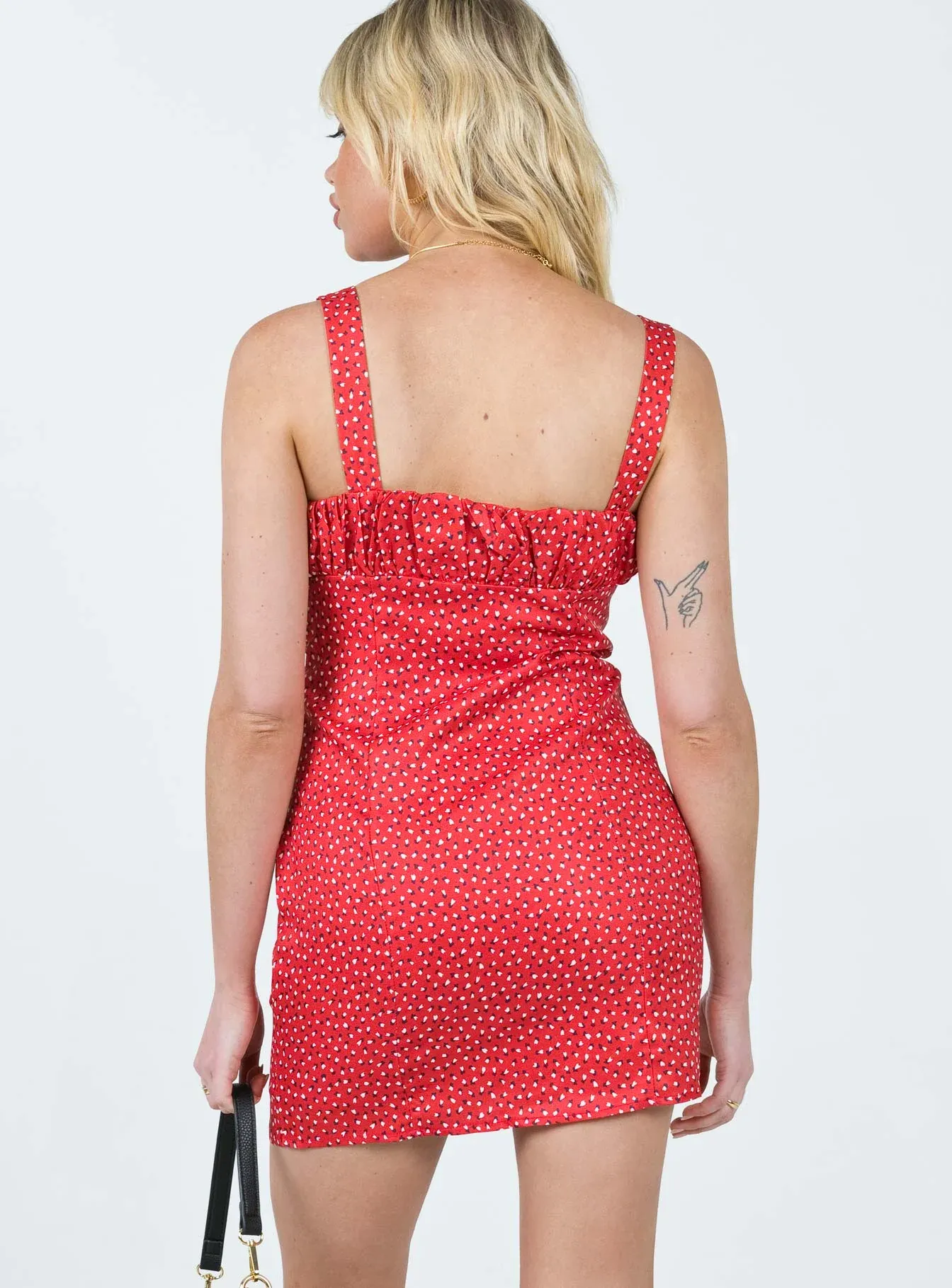Freya Mini Dress Red