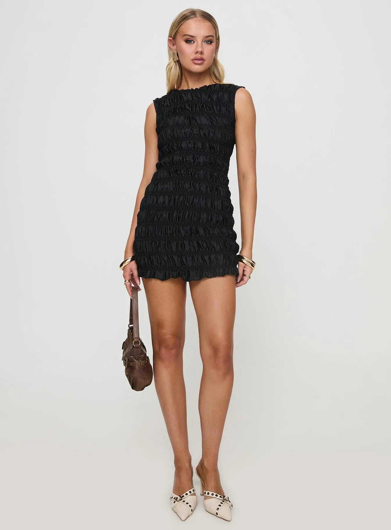 Guccio Mini Dress Onyx