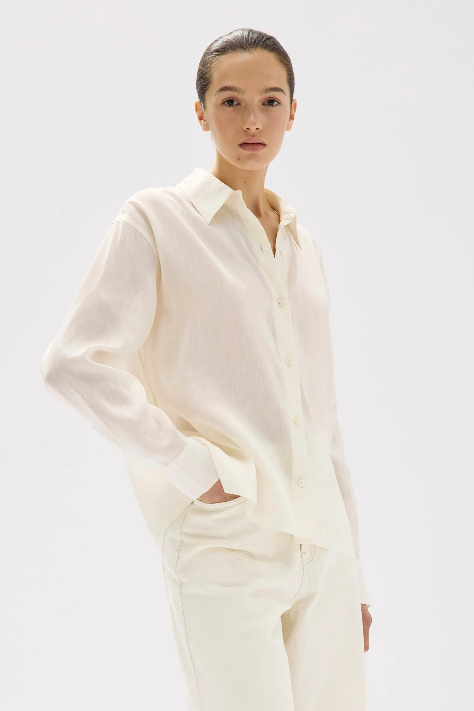 Harper Linen Silk Shirt