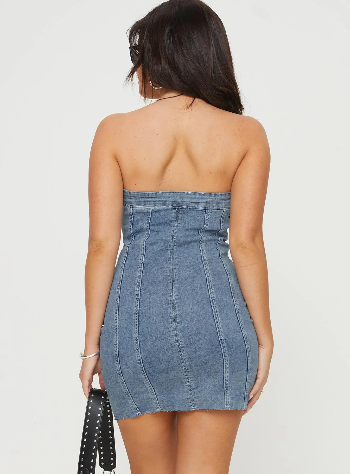 Houser Mini Dress Denim Petite