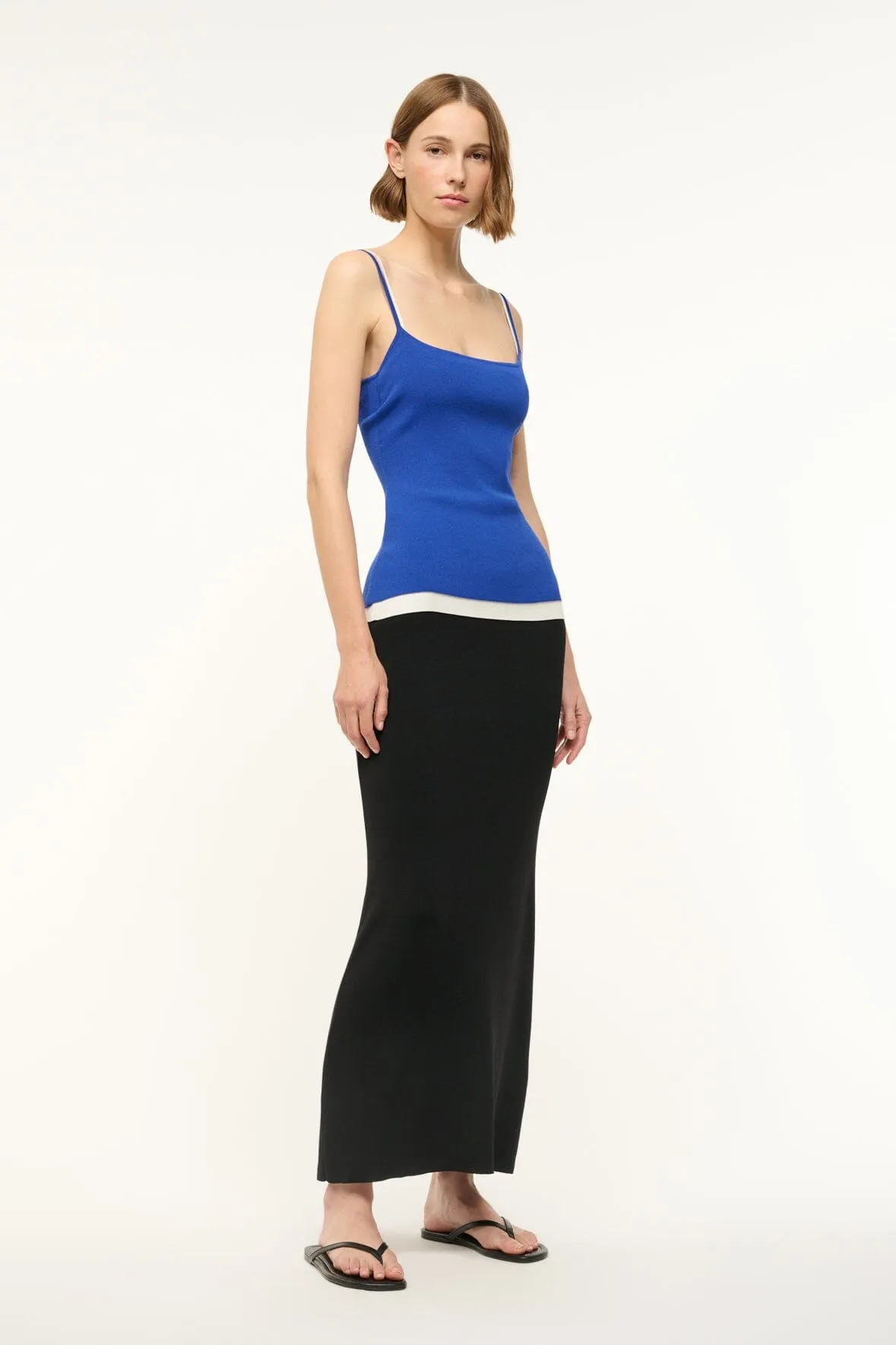 IGNACIO DRESS | DEEP SEA BLACK IVORY