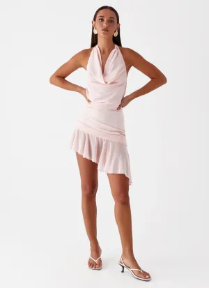 In Your Thoughts Mini Dress - Pink
