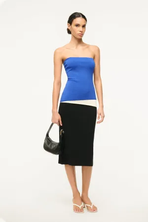 LA SERENA DRESS | DEEP SEA BLACK IVORY