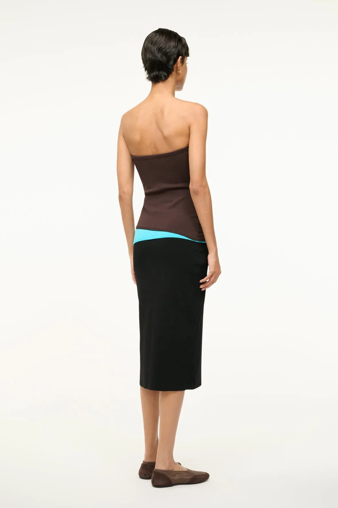 LA SERENA DRESS | EARTH AQUA BLACK