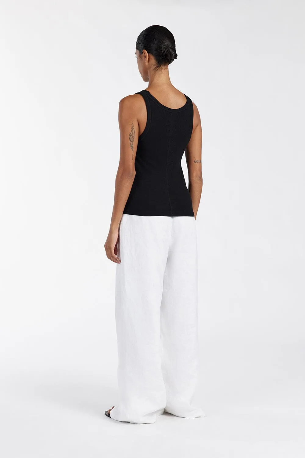 LEE BLACK KNIT TANK
