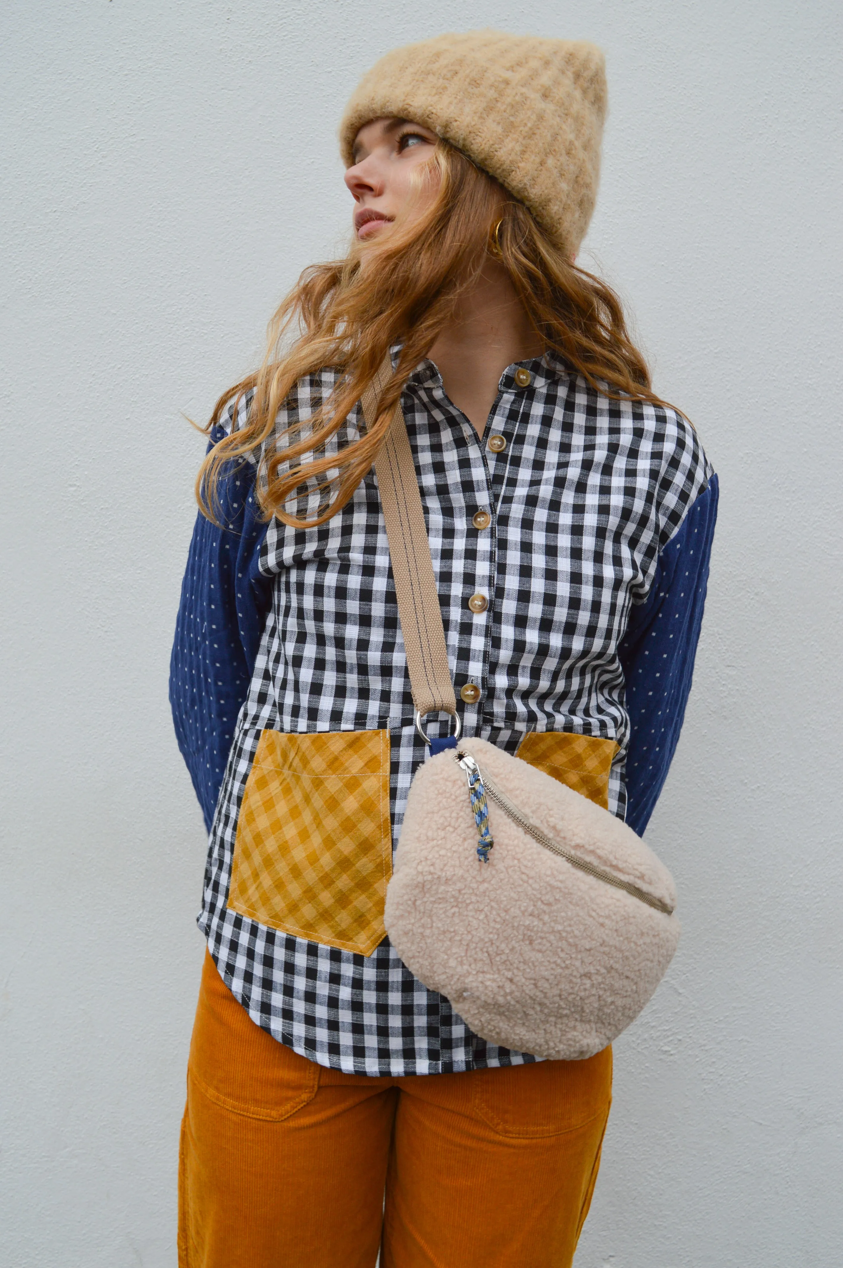 L.F. Markey Gale Patchwork Check Shirt