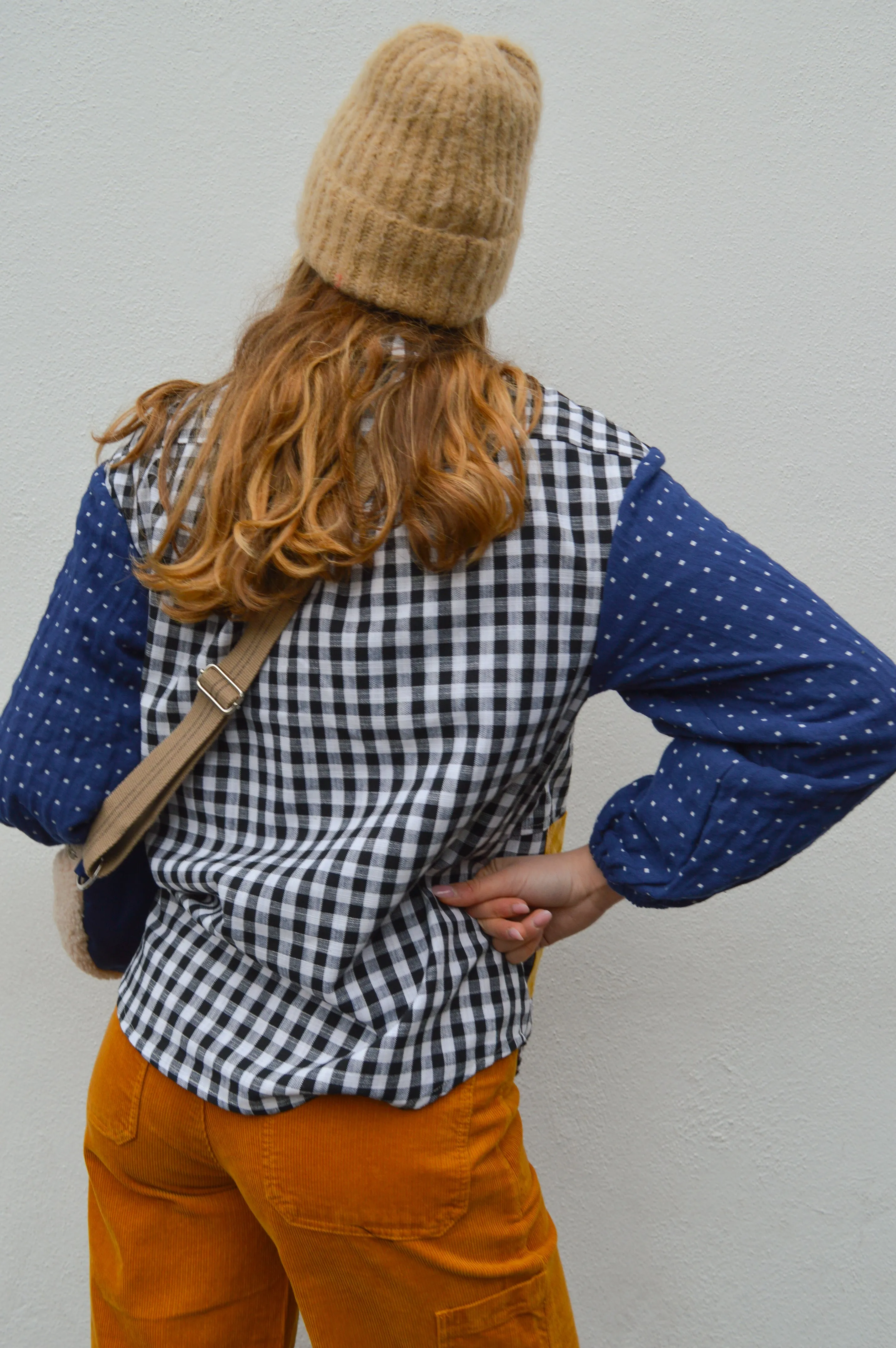 L.F. Markey Gale Patchwork Check Shirt
