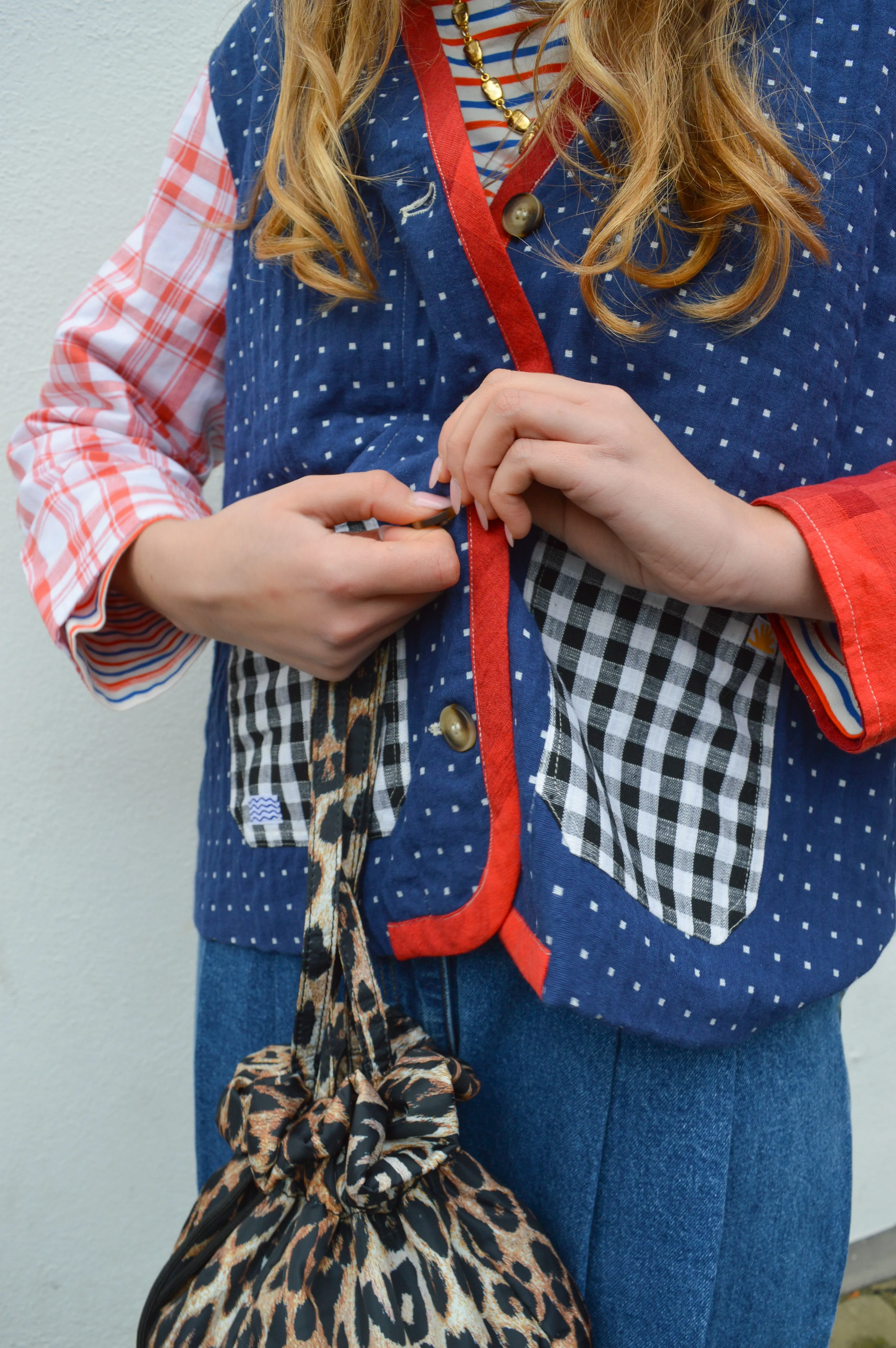 L.F. Markey Reuben Patchwork Jacket