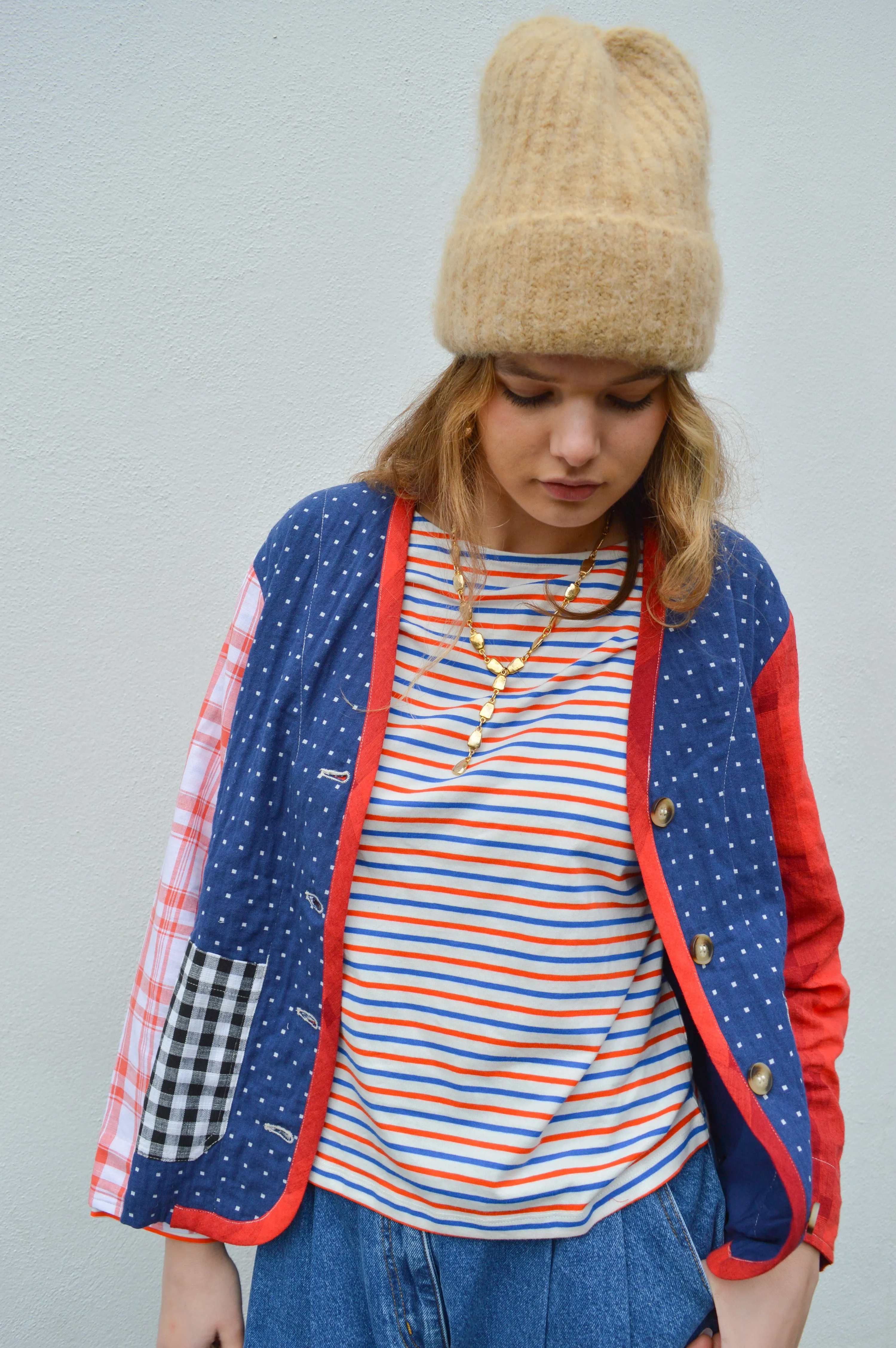 L.F. Markey Reuben Patchwork Jacket